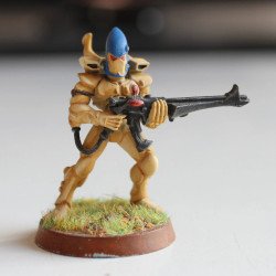 Figurine Gardien Aeldari Eldar Warhammer 40K peinte à la main