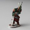 Guerrier Nain en métal avec hache-Figurine 28mm-Donjons et dragons