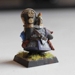 Nain de la mine de la boîte Bataille au col du crane de Warhammer - Figurine 28mm